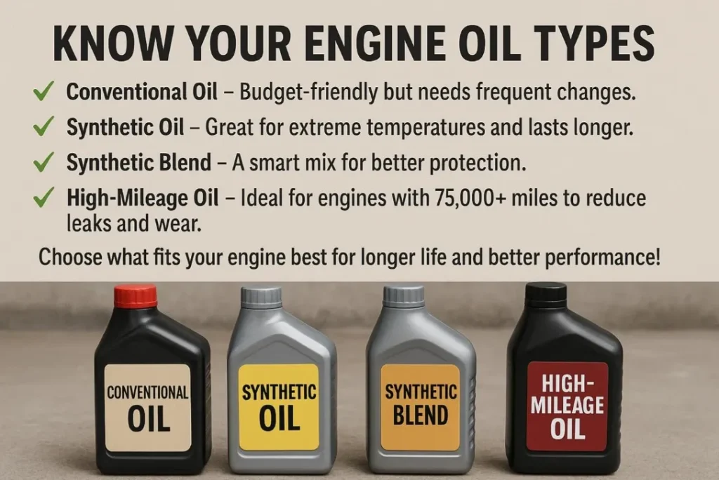 Types of Engine Oil