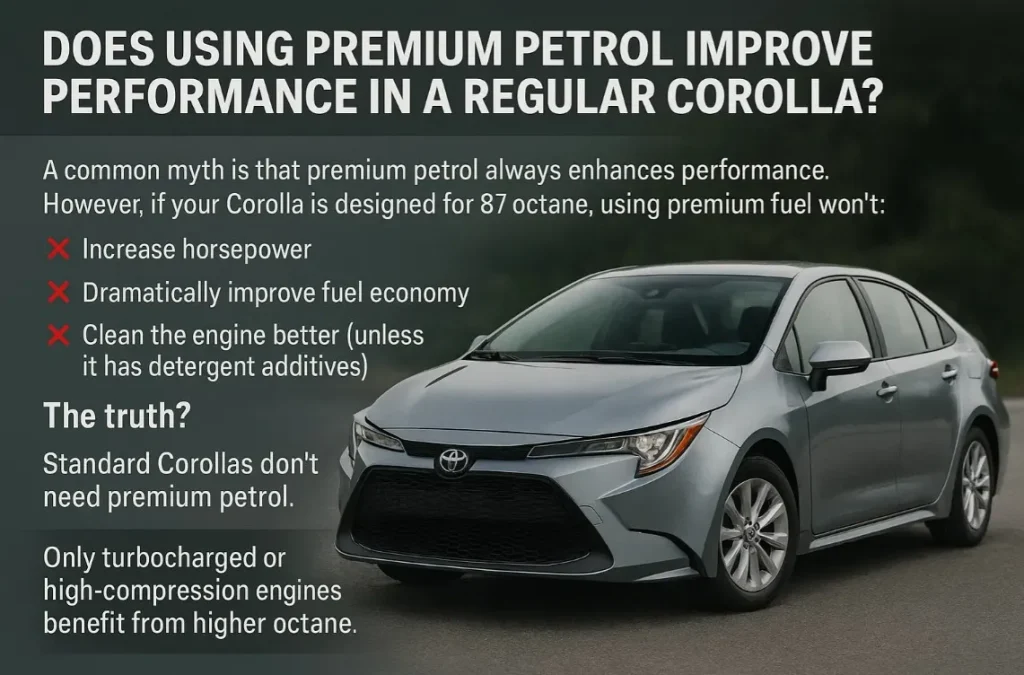 Using Premium Petrol Improve Performance