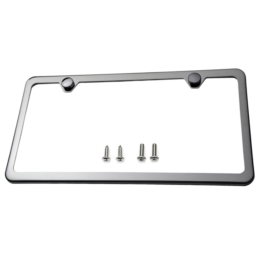 License Plate Frame Stainless Steel